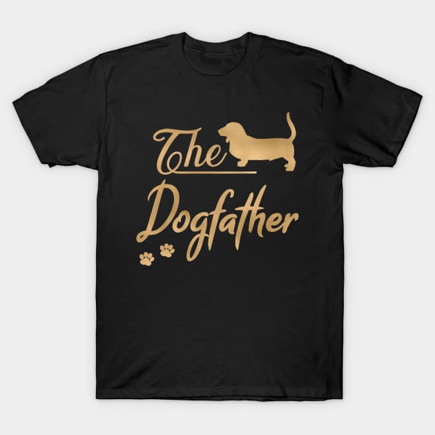 The Basset Hound Dogfather T-Shirt by JollyMarten